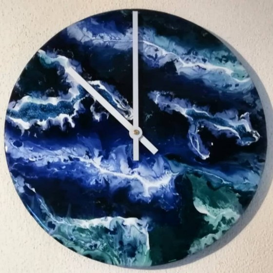 Uhr WellenrittUhr_Preis 75 EUR Durchmesser 40 cm